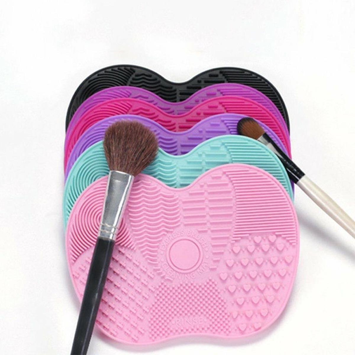 Alfombrilla Siliconada Pad Para Limpiar Brochas Maquillaje - Imagen 19