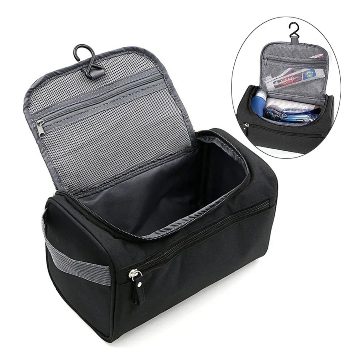 Neceser Gran Capacidad Para Colgar Almacenamiento Viajes - Imagen 8