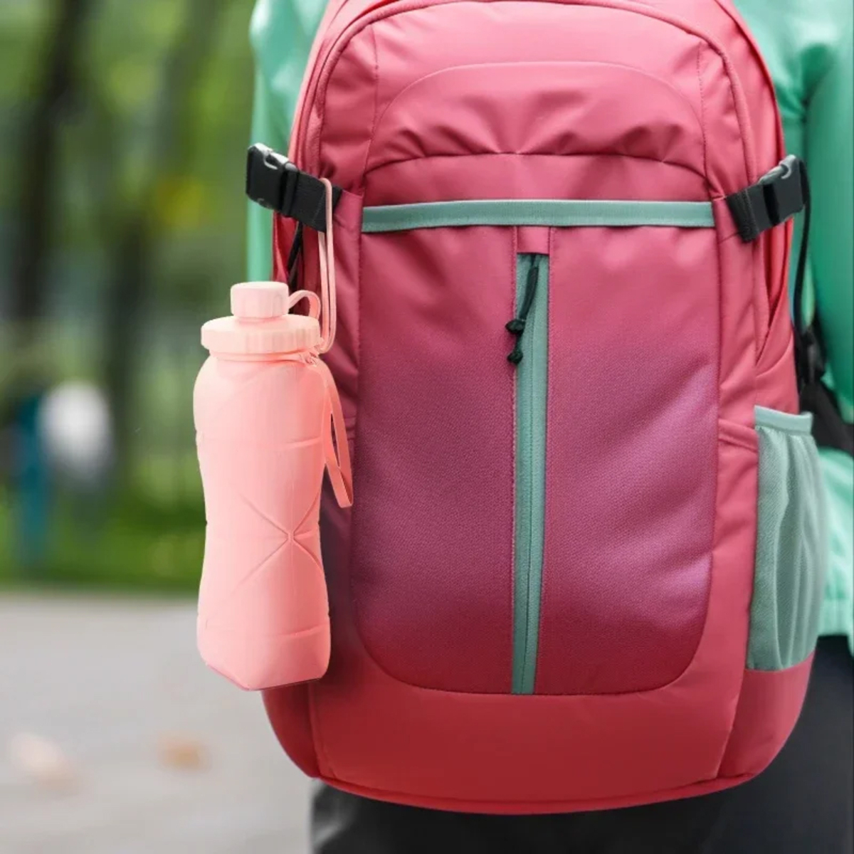 Botella Plegable Deportiva De Silicona Para Deportes Calidad - Imagen 6
