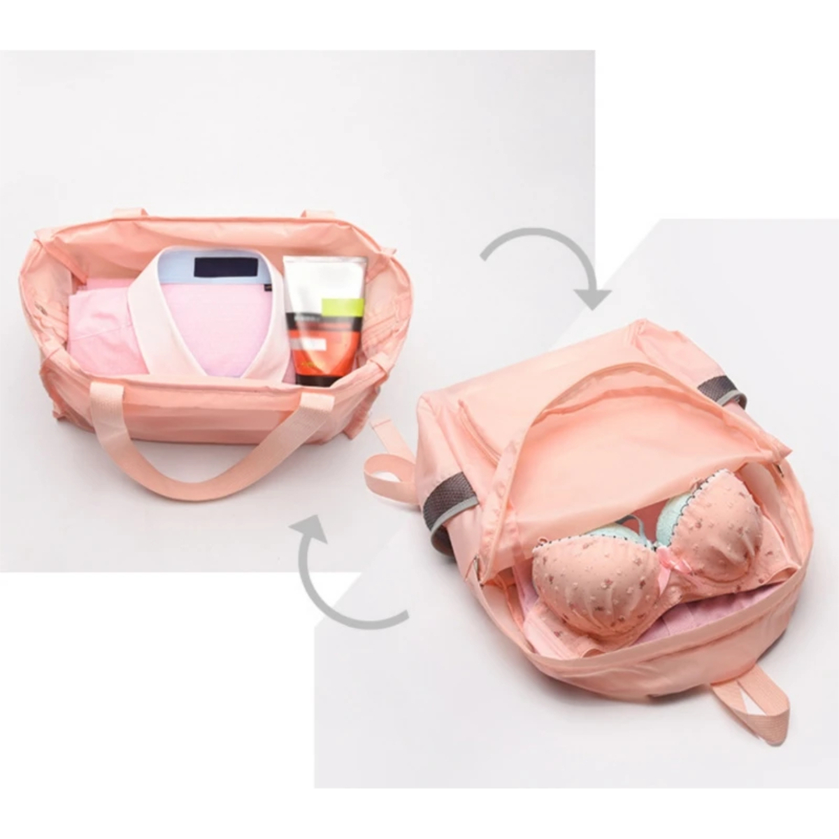 Mochila Bolso Impermeable Plegable 2 En 1 Portátil 25 Litros - Imagen 20