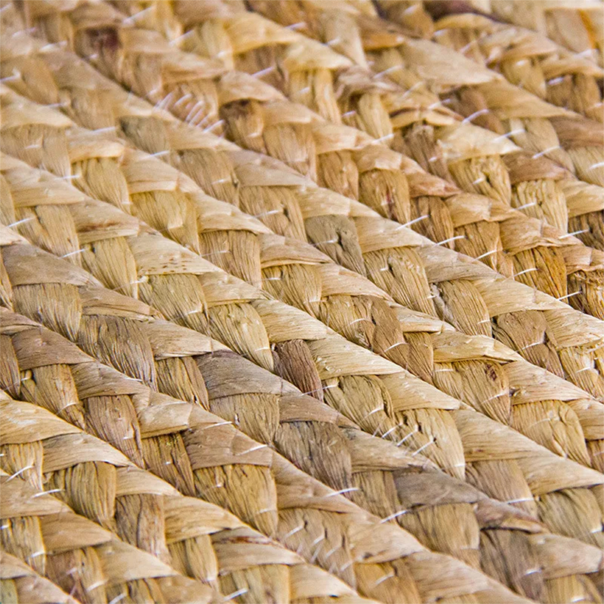 Alfombra Redonda De Rattan Chica Sala De Estar Dormitorio - Imagen 5