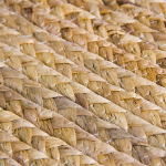 Alfombra Redonda De Rattan Chica Sala De Estar Dormitorio - Imagen 5