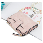 Billetera Tarjetero Unisex Tarjetero Cuero Nobuk Pu - Imagen 6