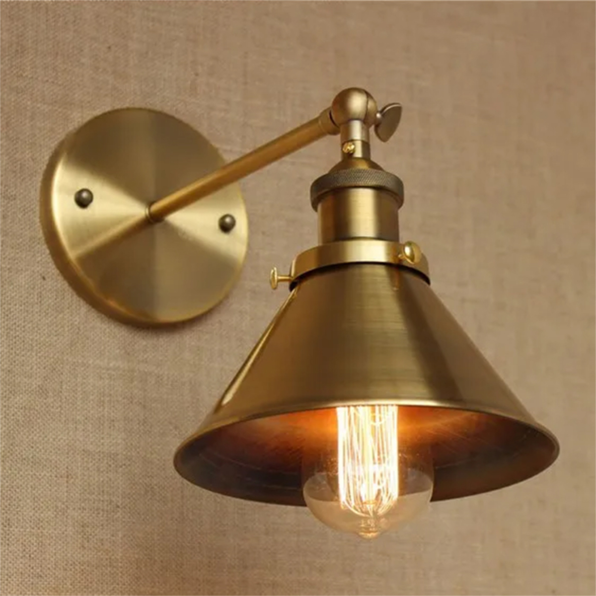 Aplique De Pared Vintage Industrial Lampara Spot Iluminarás - Imagen 9