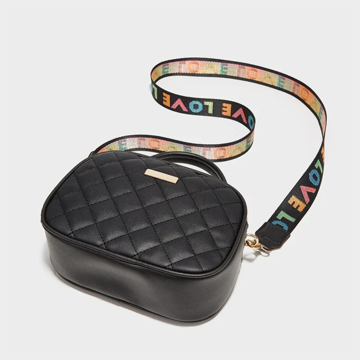 Bandolera Cartera Mano Hombro De Dama Correa Con Diseño Love - Imagen 10