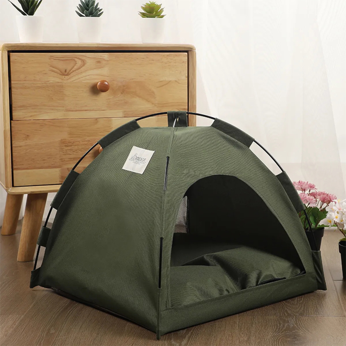 Carpa Para Gatos Acolchada 50x50x45 - Imagen 7