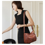 Cartera Bolso Capitoneado Mujer En Cuero Pu Varios Bolsillos - Imagen 4