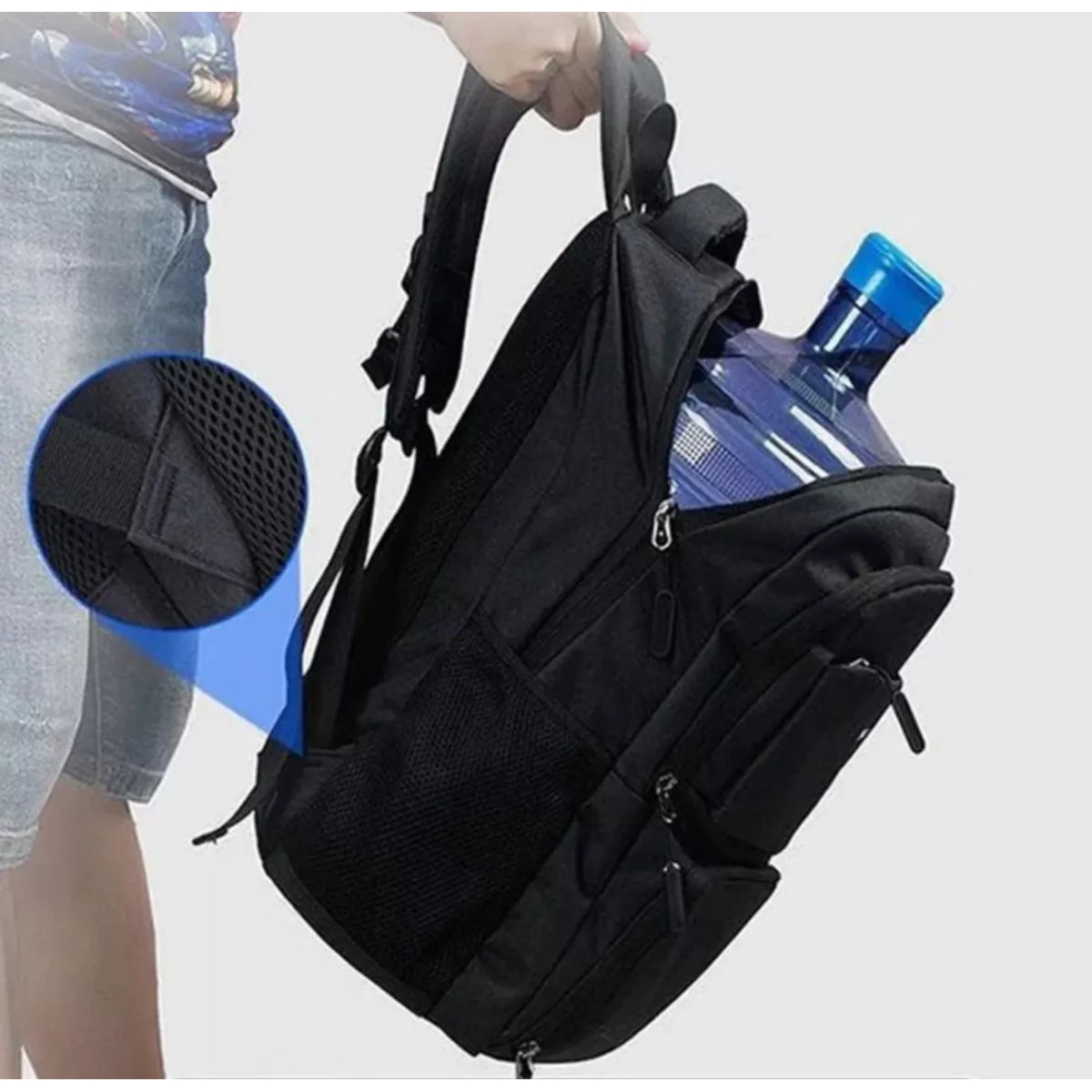 Mochila Urbana Impermeable Para Estudiante Viaje Y Notebook - Imagen 12