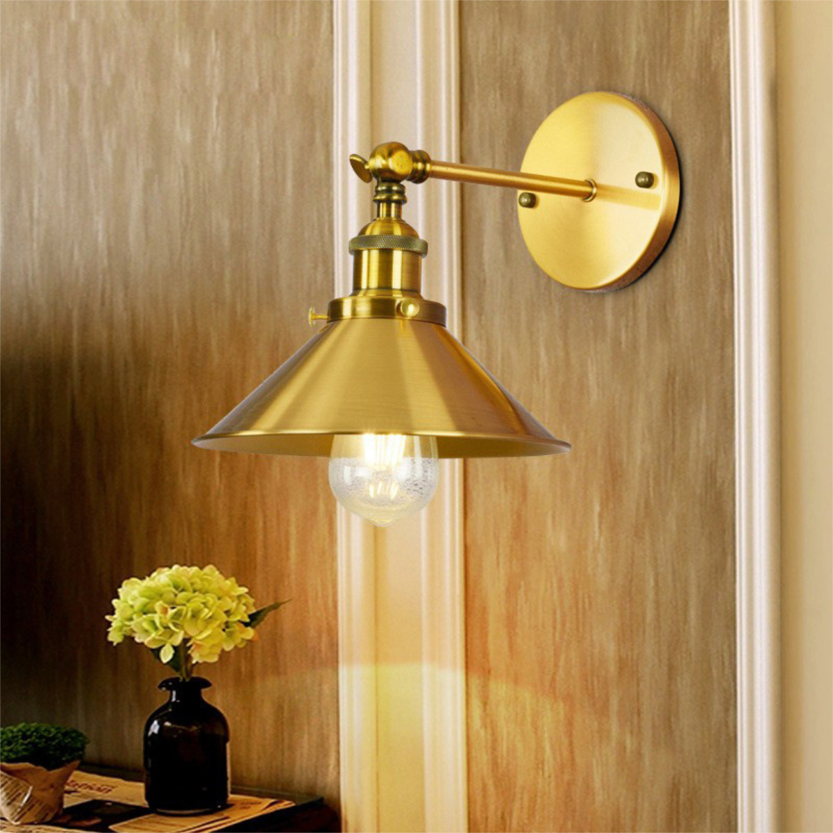 Aplique De Pared Vintage Industrial Lampara Spot Iluminarás - Imagen 6