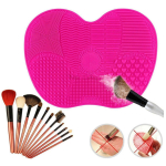 Alfombrilla Siliconada Pad Para Limpiar Brochas Maquillaje - Imagen 24