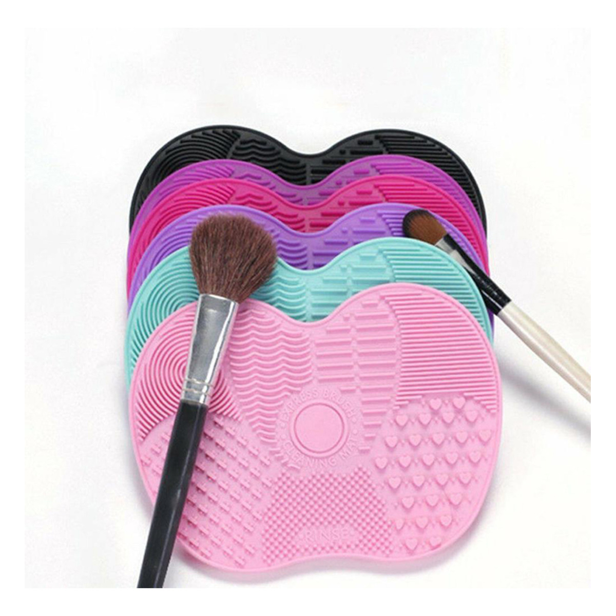 Alfombrilla Siliconada Pad Para Limpiar Brochas Maquillaje - Imagen 25