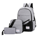 Set De 3 En 1 Mochila Bandolera Cartuchera Impermeable - Imagen 9