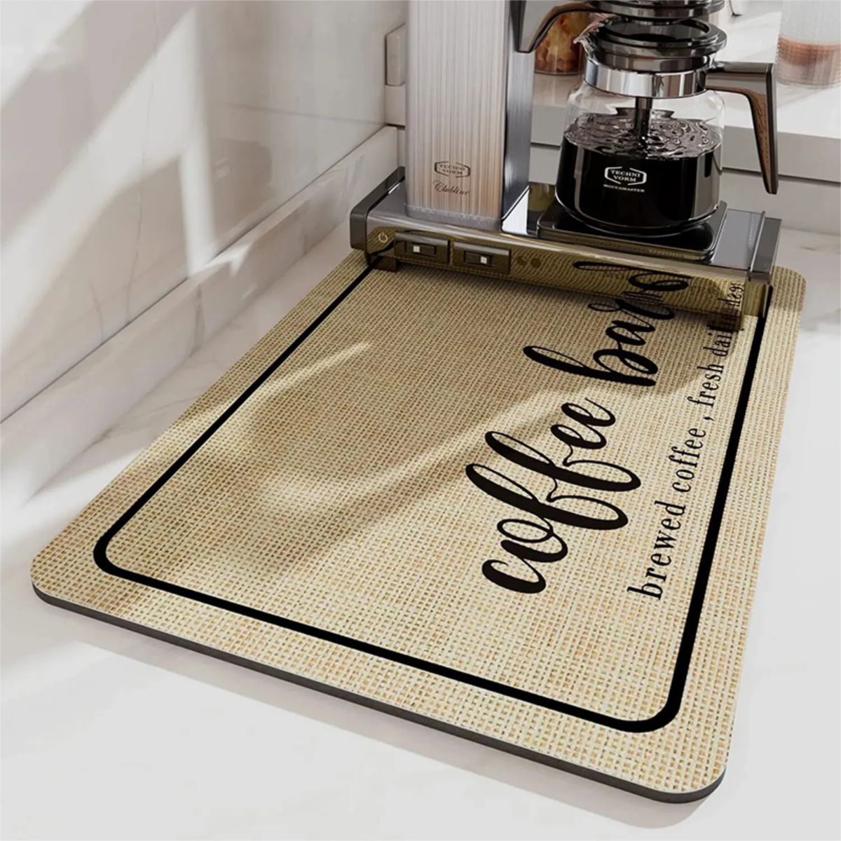 Alfombrilla Absorbente Seca Platos Vasos Diseño 30cm X 40cm - Imagen 2