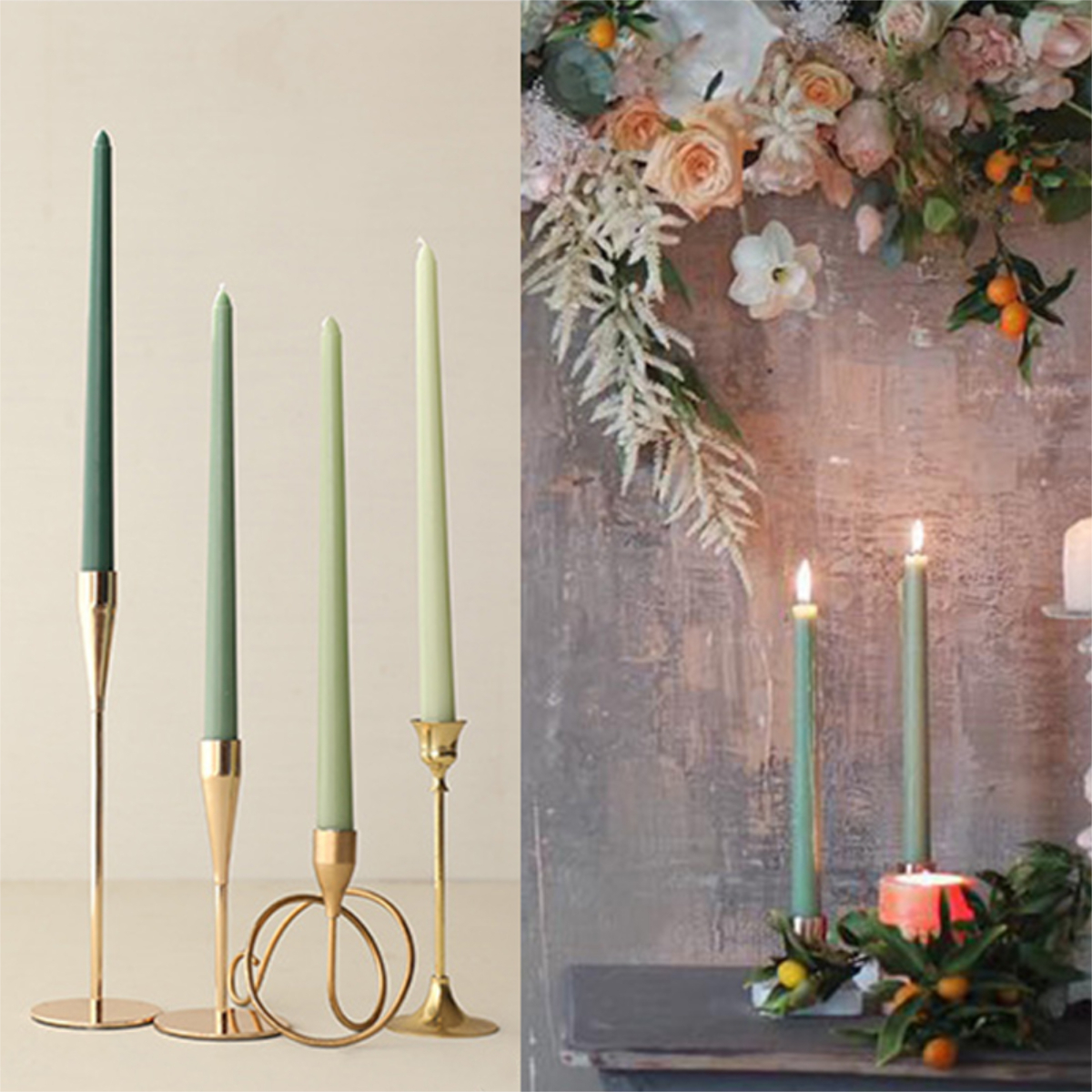 Pack X 4 Velas de Parafina Decoración Degradé - Imagen 16