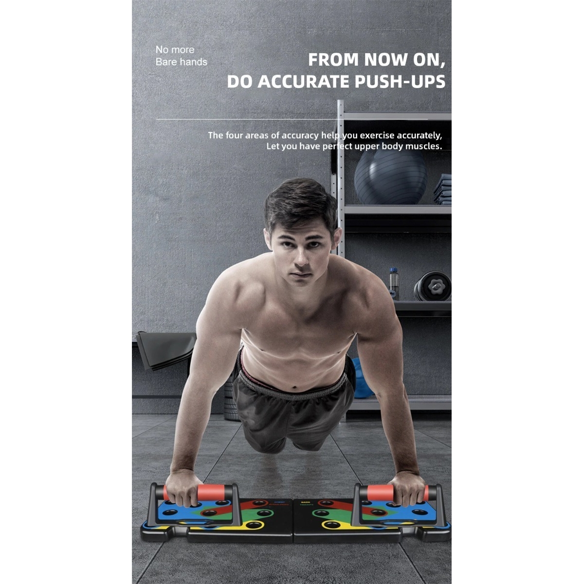 Tabla Flexiones Lagartijas Push Up Press Musculación 9 En 1 - Imagen 18