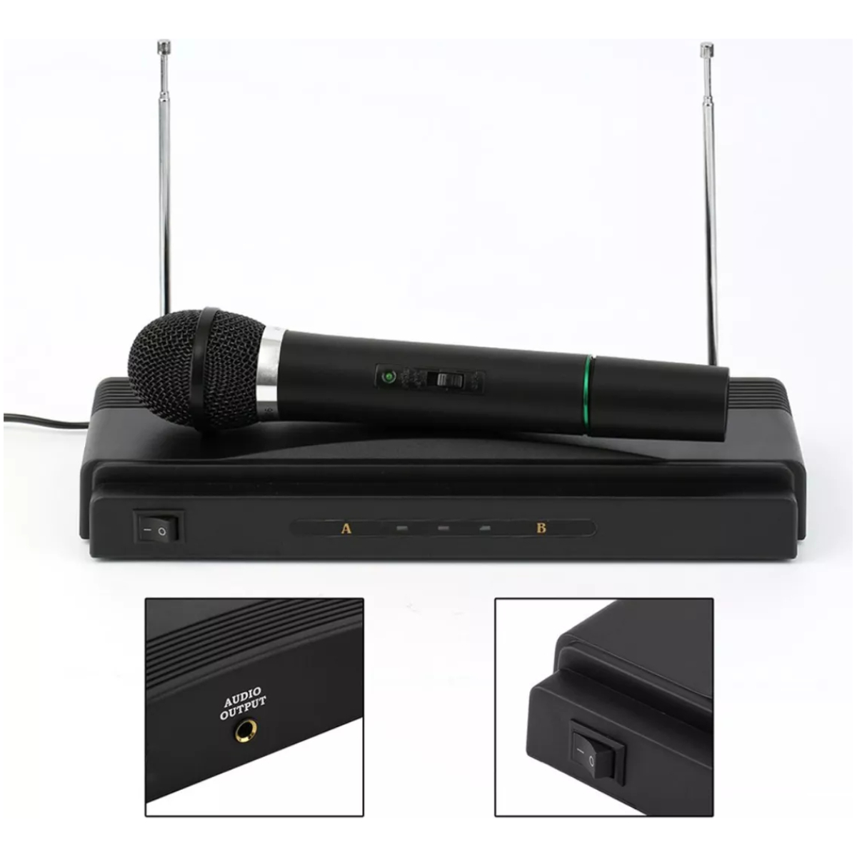 Kit De Micrófonos Inalámbricos Karaoke Profesionales - Imagen 2