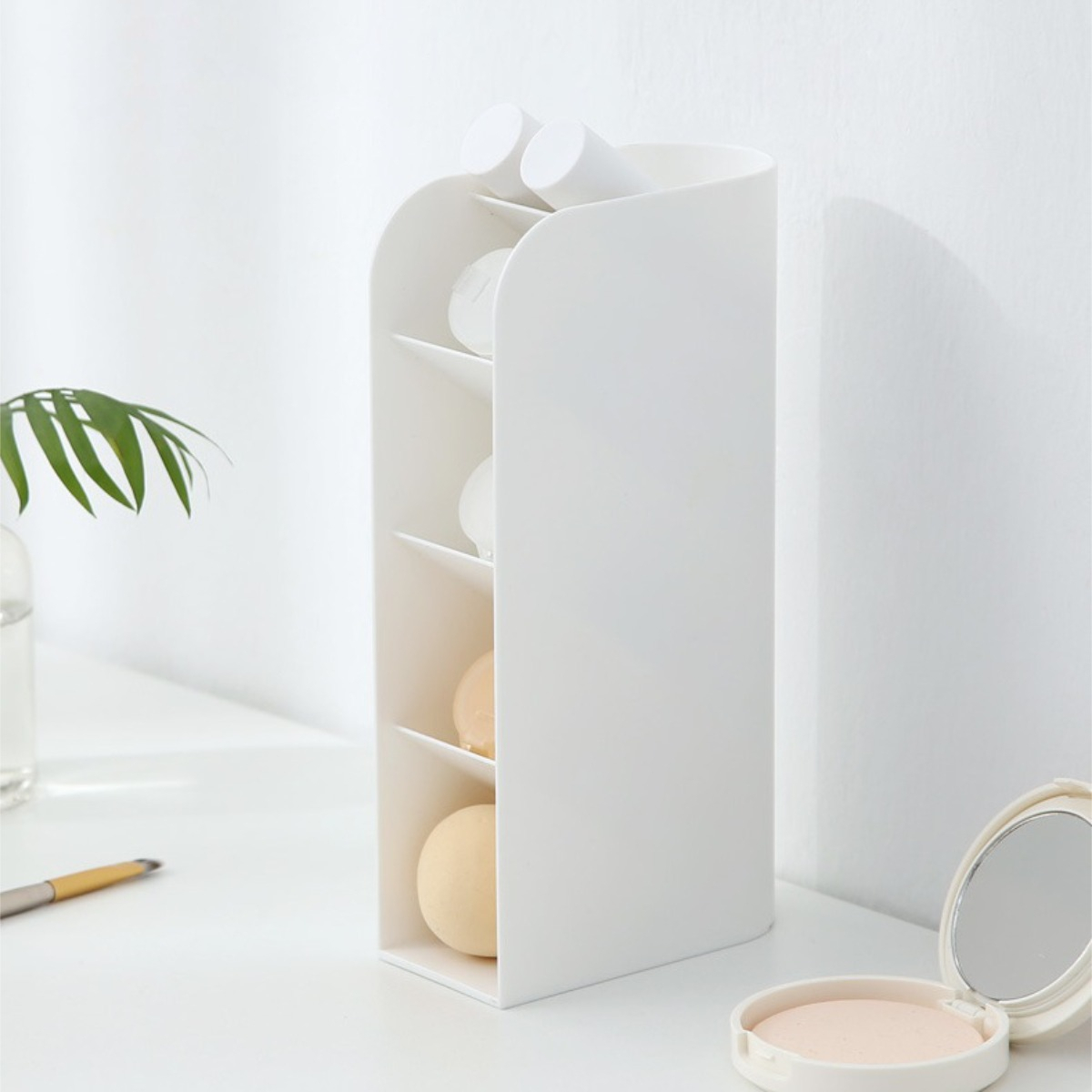 Organizador Vertical De Escritorio Maquillaje Cosméticos - Imagen 2