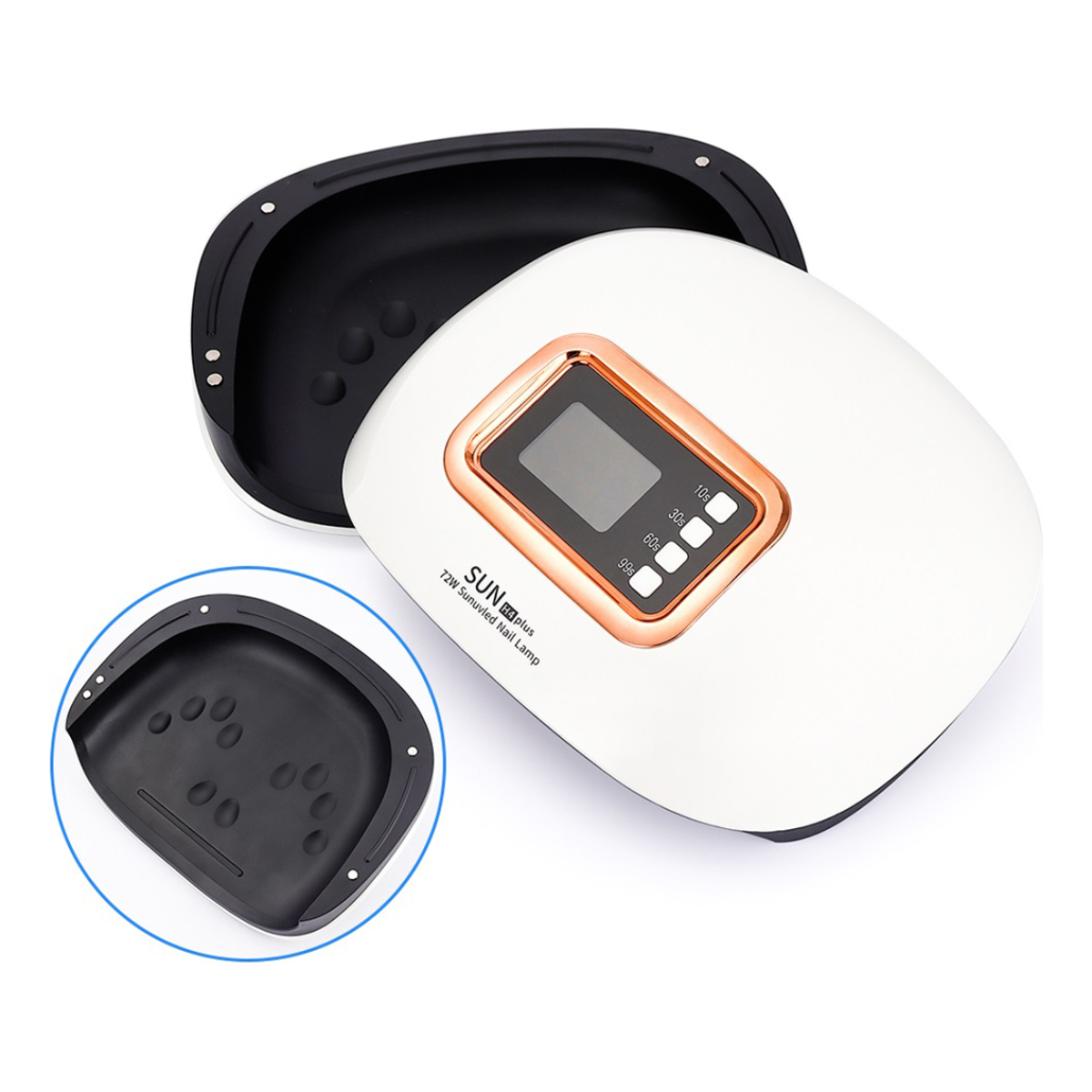 Cabina Lampara Secadora De Uñas En Gel Premium Uv Led 72w - Imagen 5