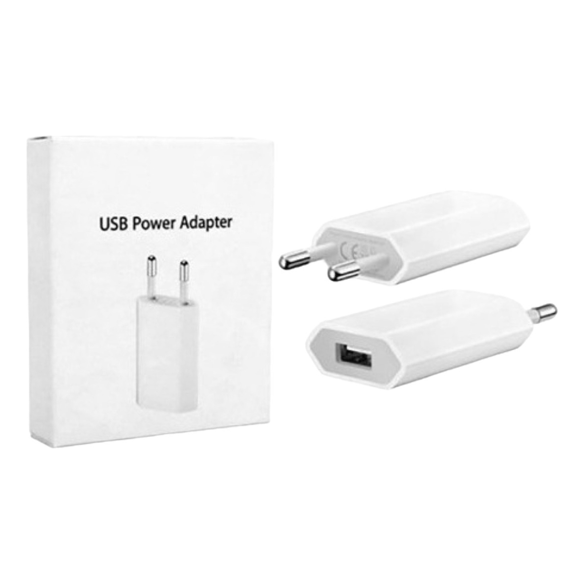 Cargador De Pared Entrada Usb Compatible iPhone - Imagen 3