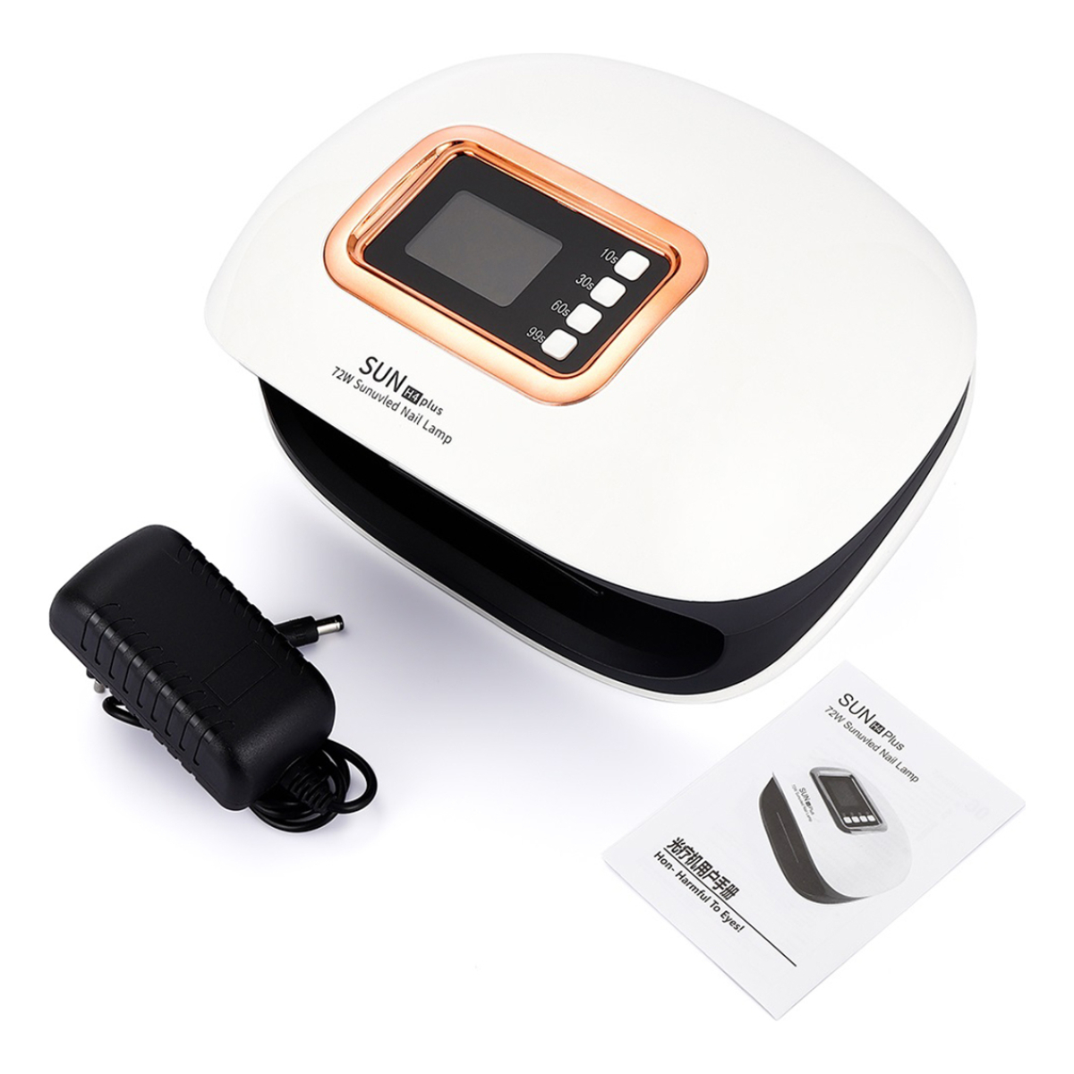 Cabina Lampara Secadora De Uñas En Gel Premium Uv Led 72w - Imagen 4