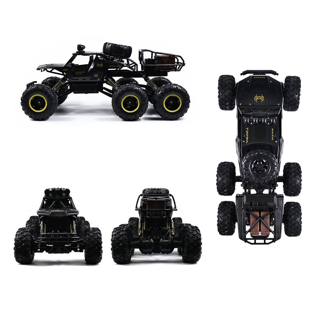 Auto A Control Remoto Camionta Monster Truck 6 Ruedas - Imagen 5