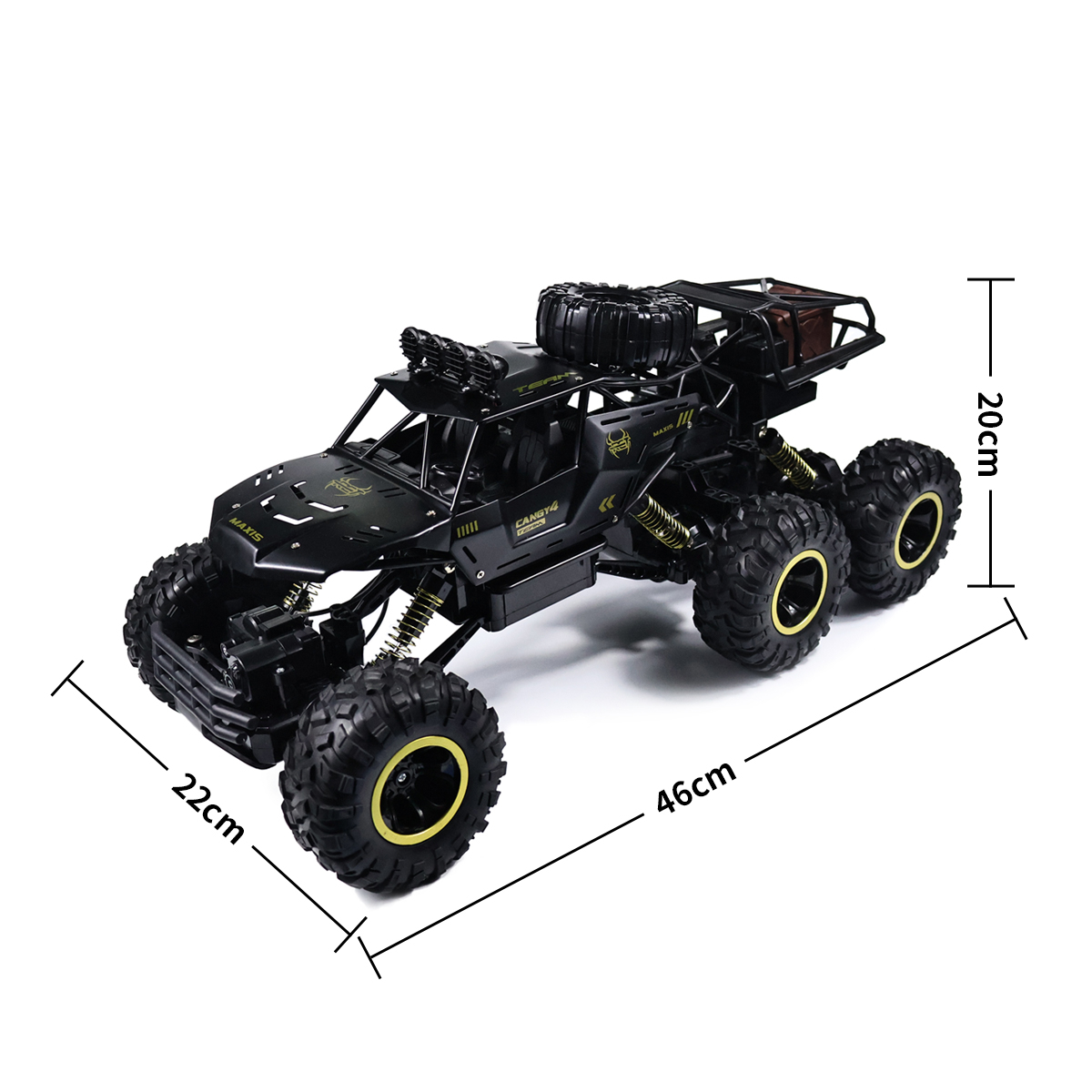 Auto A Control Remoto Camionta Monster Truck 6 Ruedas - Imagen 2