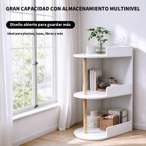 Mesa De Noche Organizador De 3 Estantes Para Dormitorio, foto 3