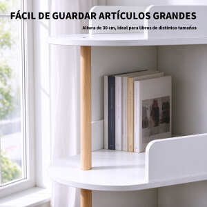 Mesa De Noche Organizador De 3 Estantes Para Dormitorio, foto 4