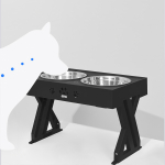 Comedero Doble Regulable 3 Alturas Para Gato O Perro - Imagen 5