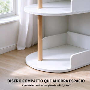 Mesa De Noche Organizador De 3 Estantes Para Dormitorio, foto 8