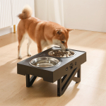 Comedero Doble Regulable 3 Alturas Para Gato O Perro - Imagen 9