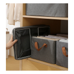 Caja Organizadora De Tela Ropa Con Asas Excelente Calidad - Imagen 5