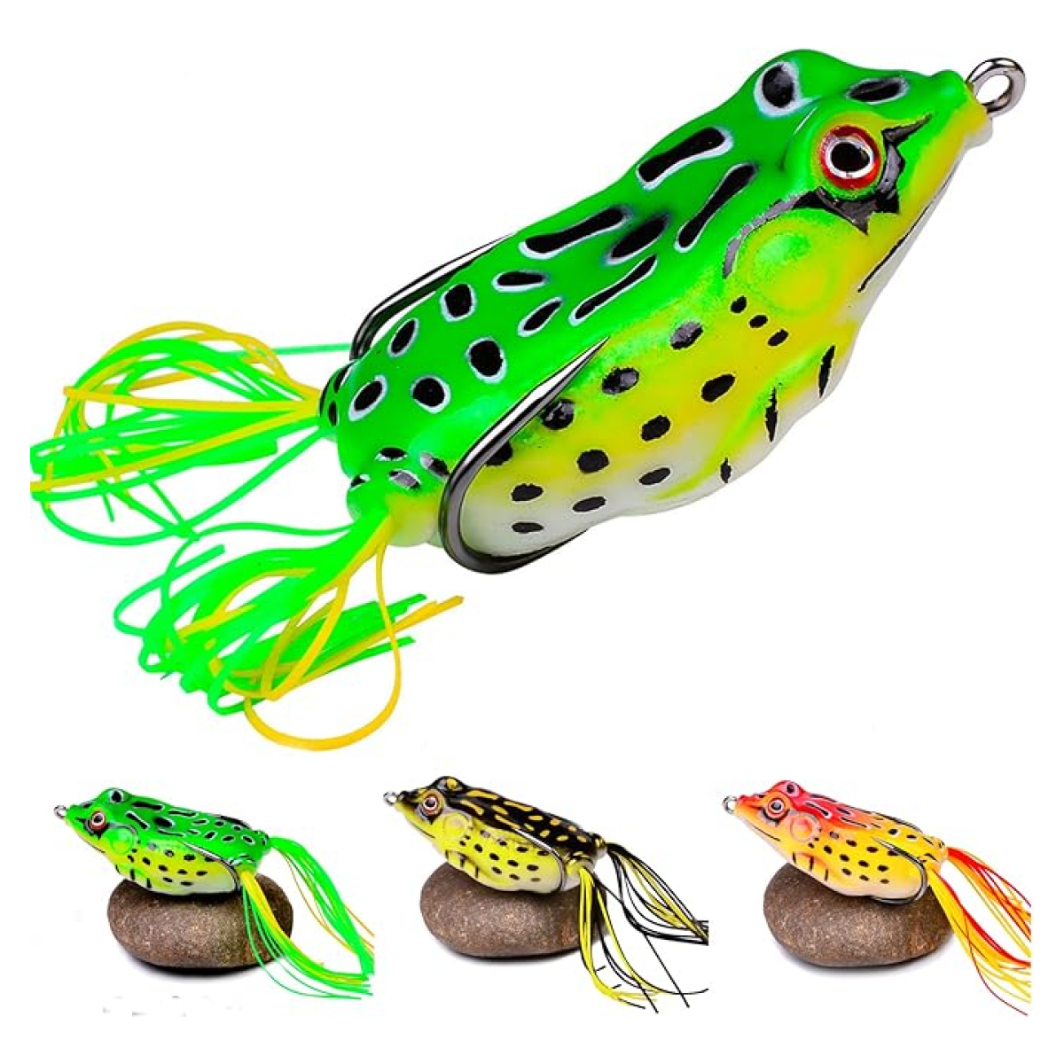Señuelo Rana De Goma, Antienganche 6cm Explorer Iluminaras - Imagen 9