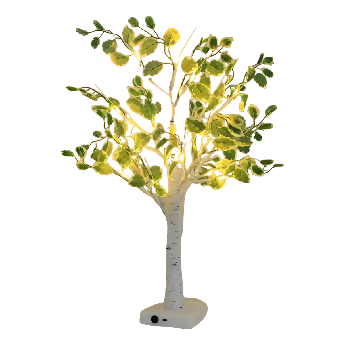 Arbol Led Con Hojas Y Ramas Decoracion Fiestas 65cm - Imagen 1