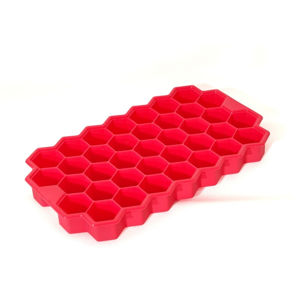 Hielera Cubetera 37 Hielos Gourmet Molde Silicona Con Tapa - Imagen 1