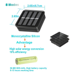 Tira Led Solar Tubo De Luz Flexible Y Duradera Exterior - Imagen 7