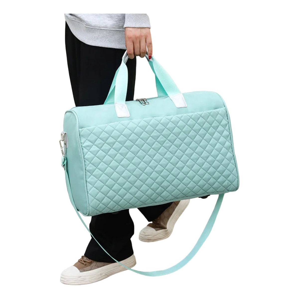 Bolso Diseño Capitoneado Para Mujer Ideal Deportivo - Imagen 15