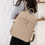 Mochila Cuero Sintetico Para Mujer Dama Cartera Impermeable - Imagen 7