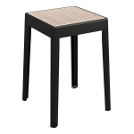 Taburete Banco Banqueta De Plastico Y Rattan Apilable - Imagen 18