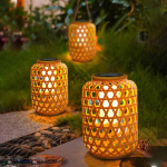 Lampara Farol Solar Colgante De Plástico Para Exteriores - Imagen 3