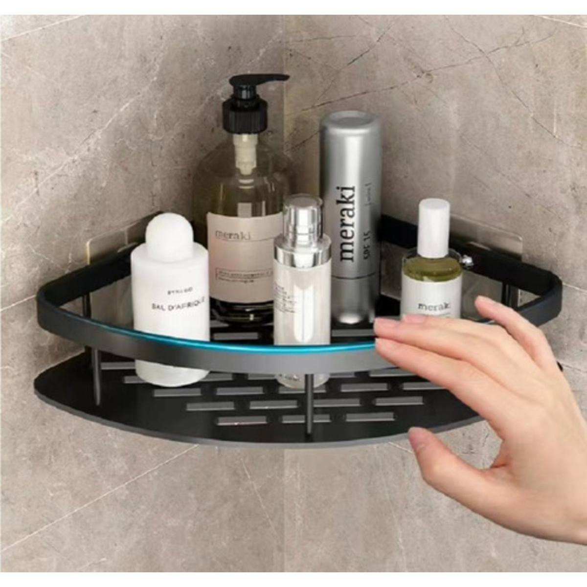 Soporte Estante Para Ducha Esquinero Baño Repisa Para Pared - Imagen 3
