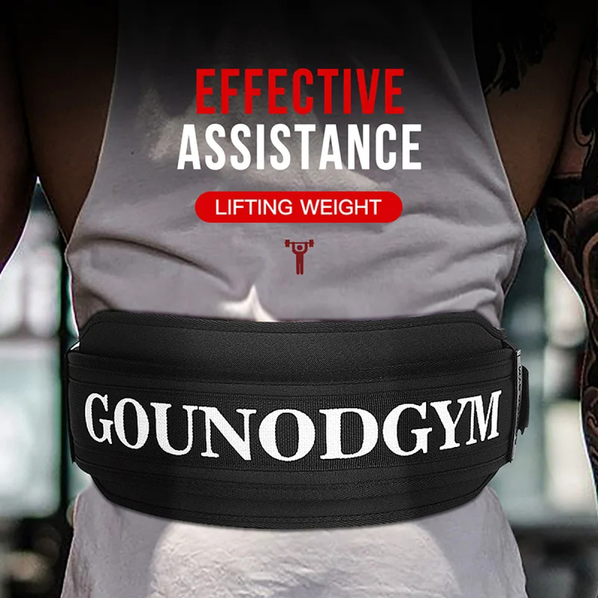 Cinturón Para Gimnasio Pesas Musculción Crossfit - Imagen 3