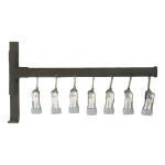 Tendedero Para Pared Plegable Con Palillos Medias