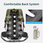 Mochila Para Camping Senderismo O Trekking 50l Resistente - Imagen 19