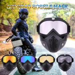 Mascara Para Casco Abierto Antiparra Protección Moto - Imagen 4