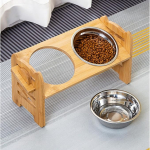 Soporte Doble Elevado Para Comederos De Mascotas Ajustable - Imagen 3