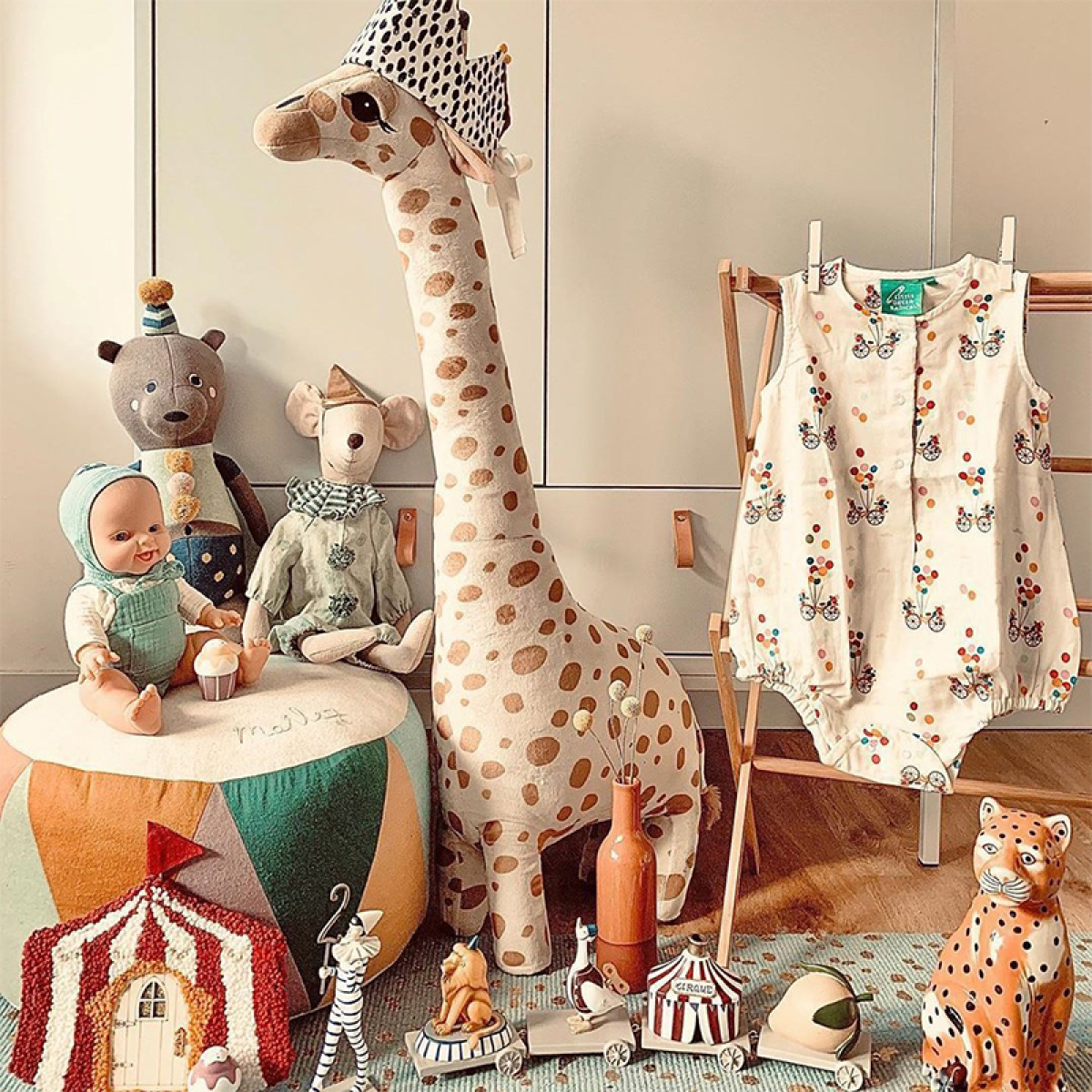 Animal De Peluche Jirafa Realista 70cm - Imagen 2