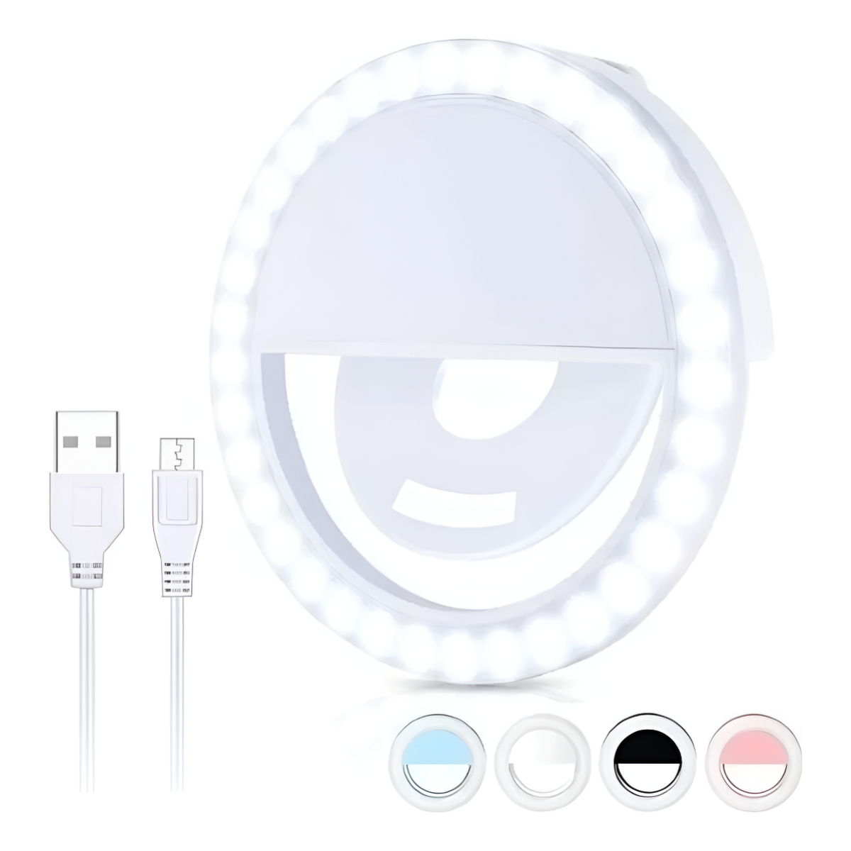 Flash Selfie Led Para Celular Samsung LG Huawei - Imagen 1