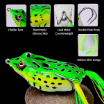 Señuelo Rana De Goma, Antienganche 6cm Explorer Iluminaras - Imagen 10