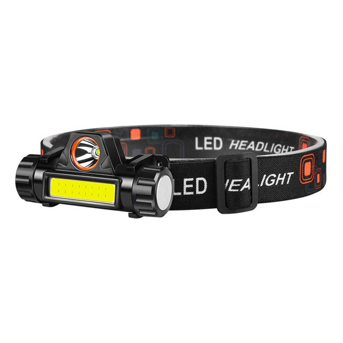 Linterna Minero Led Vincha Cabeza Recargable Casco Potente - Imagen 1
